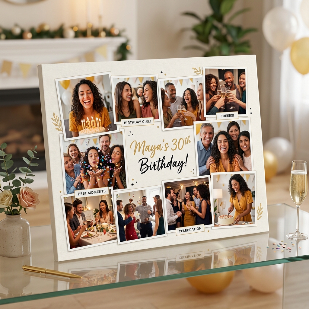 Birthday Magic Collage Example